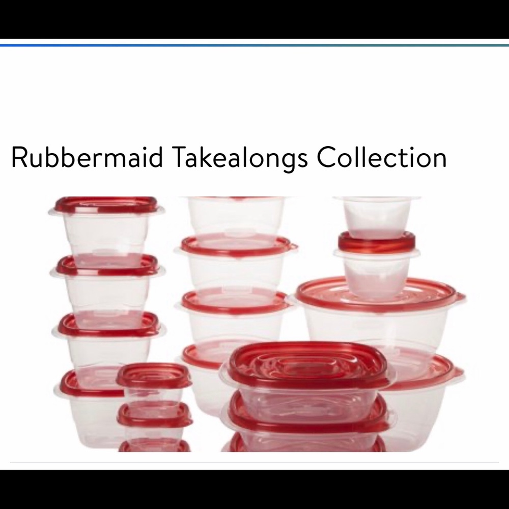 Brand NEW Rubbermaid 50 piece containers